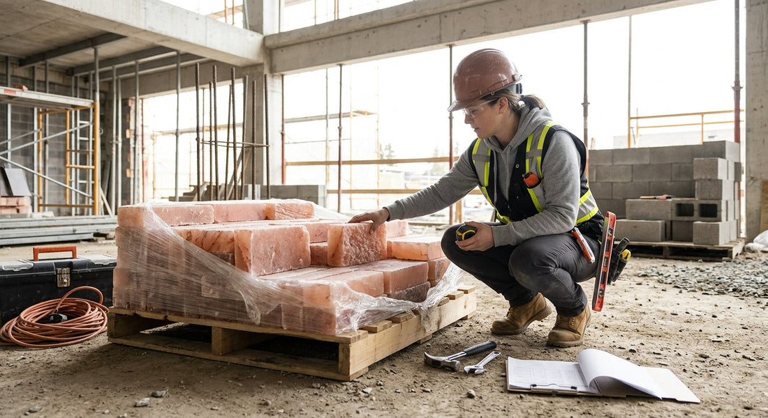 Bulk Himalayan Salt Bricks for Contractors