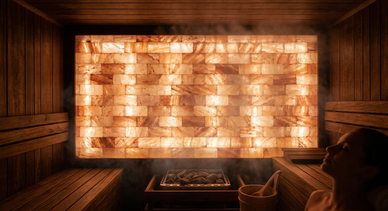 Salt Bricks for Sauna Walls: Heat Guide