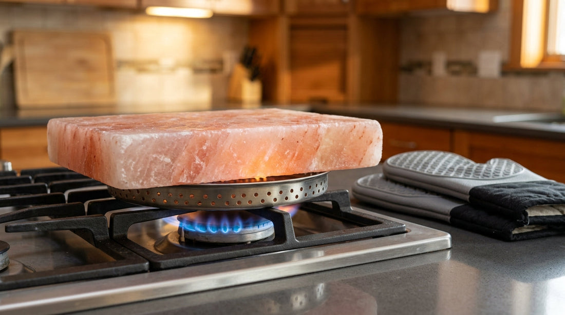 Salt Block Cooking Safety: