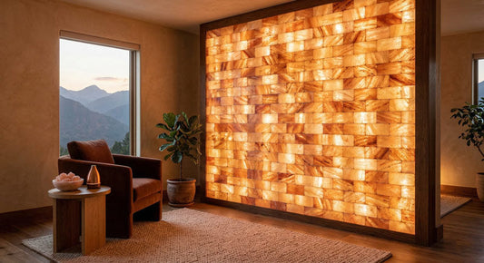 How to Build a Stunning Himalayan Salt Wall with Pink Salt Tiles