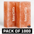 Two blocks of Natural SaltCo Himalayan salt on a white background with text indicating a pack of 1000.