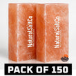 Two blocks of Himalayan salt with 'Natural Salt Co' branding on a white background.