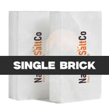Himalayan White Salt Brick 8" x 4" x 2" - Single Brick