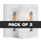 Himalayan White Salt Bricks 8" x 4" x 2" - Pack of 2