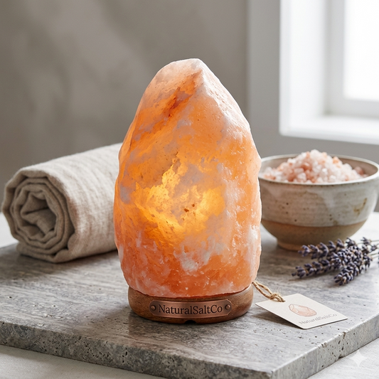 Himalayan Salt Lamp (12–15kg) – Natural Shape Statement Piece | NaturalSaltCo