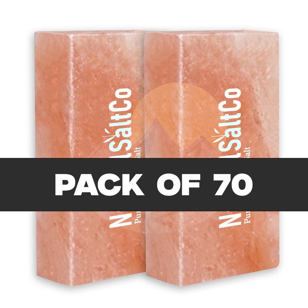 Himalayan Salt Bricks 8x4x2 Inch – 70 Brick Set
