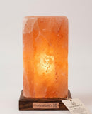 Rectangle Shape Himalayan Pink Salt Lamp (6–8 Inch) – Natural Warm Glow | NaturalSaltCo