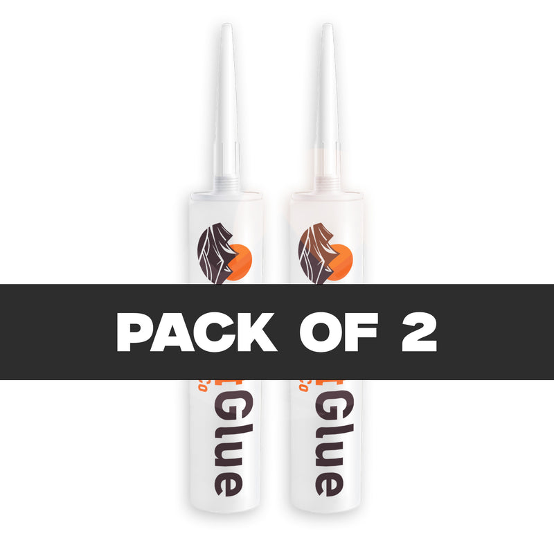 Transparent Salt Brick & Tile Adhesive Glue – Pack of 2