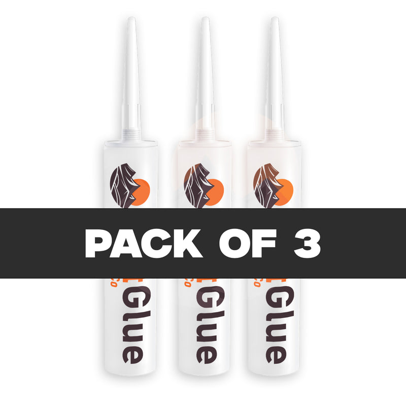 Transparent Salt Brick & Tile Adhesive Glue – Pack of 3