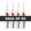 Transparent Salt Brick & Tile Adhesive Glue – Pack of 50