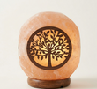 Wooden Artwork Lamp – Tree Shape Decorative Ambient Light | NaturalSaltCo