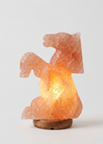 Dancing Standing Horse Himalayan Salt Lamp (6–7kg) – Decorative Warm Glow Lamp | NaturalSaltCo