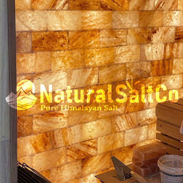 Himalayan Pink Salt Tile 8" x 4" x 1" - Single Tile