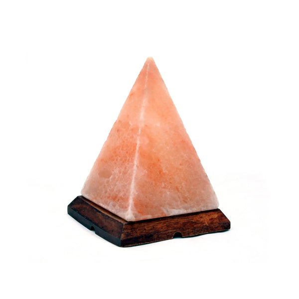 Himalayan Pyramid Salt Lamp (6–7kg) – Natural Warm Glow | NaturalSaltCo