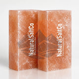 Pink Salt Wall Panel 2×2 ft – 4 Sq Ft Himalayan Salt Brick Kit with LED Lights & Adhesive